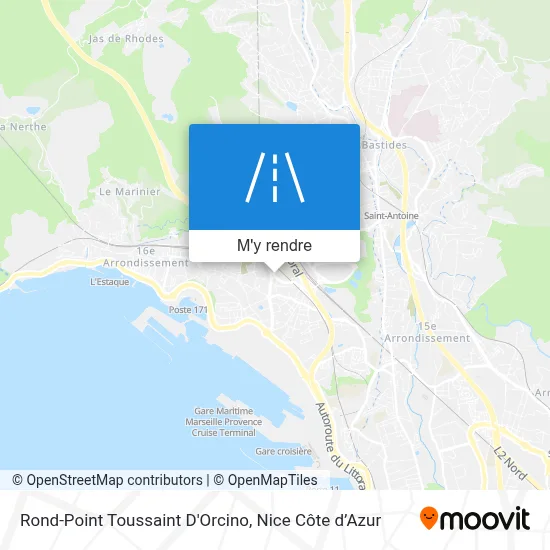 Rond-Point Toussaint D'Orcino plan