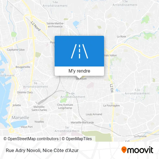 Rue Adry Novoli plan