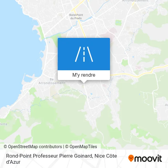 Rond-Point Professeur Pierre Goinard plan