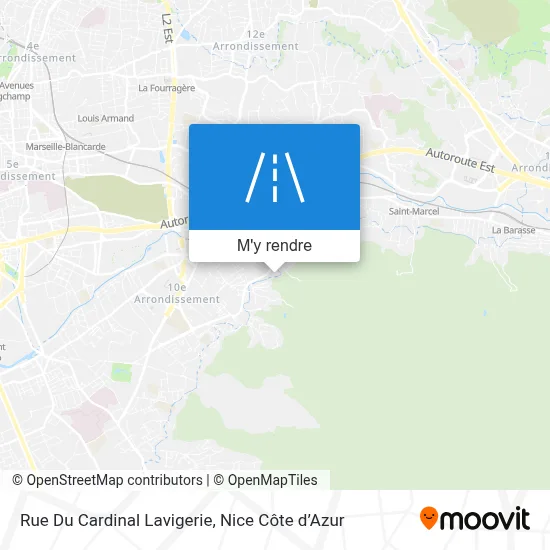 Rue Du Cardinal Lavigerie plan