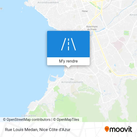 Rue Louis Medan plan