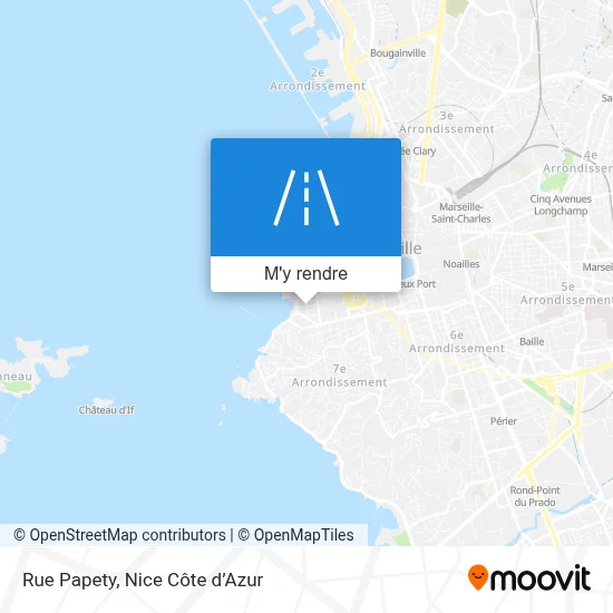 Rue Papety plan