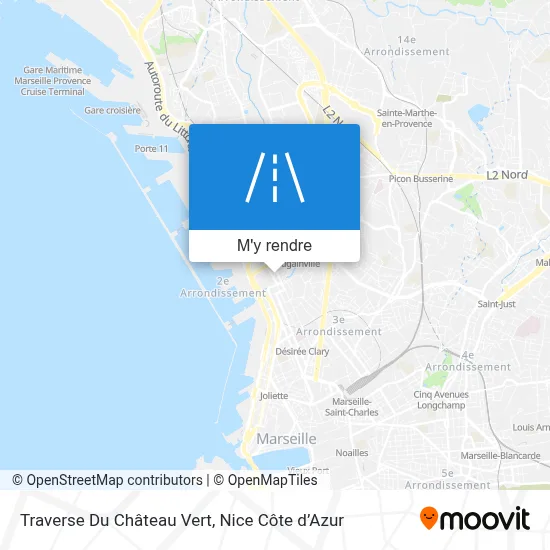 Traverse Du Château Vert plan