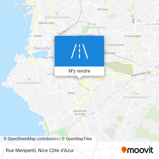 Rue Menpenti plan
