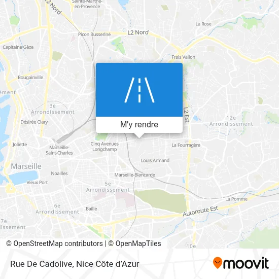 Rue De Cadolive plan