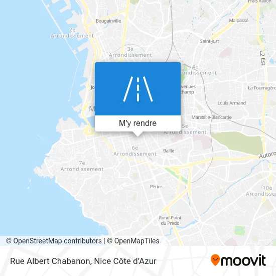 Rue Albert Chabanon plan