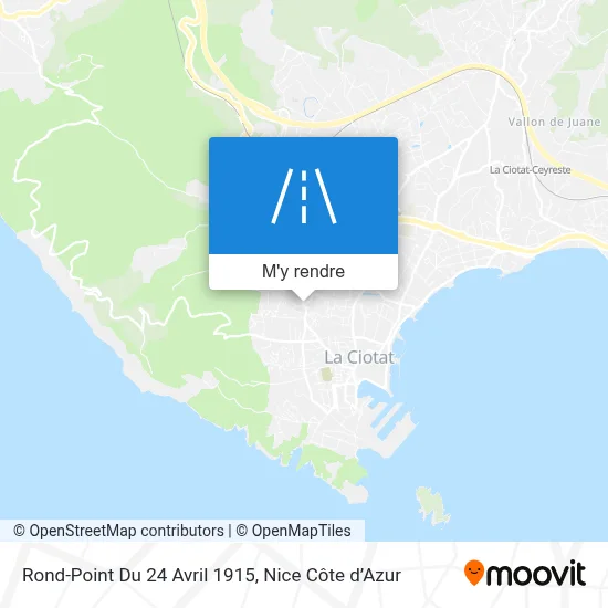 Rond-Point Du 24 Avril 1915 plan