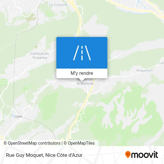 Rue Guy Moquet plan