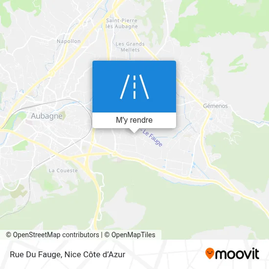 Rue Du Fauge plan