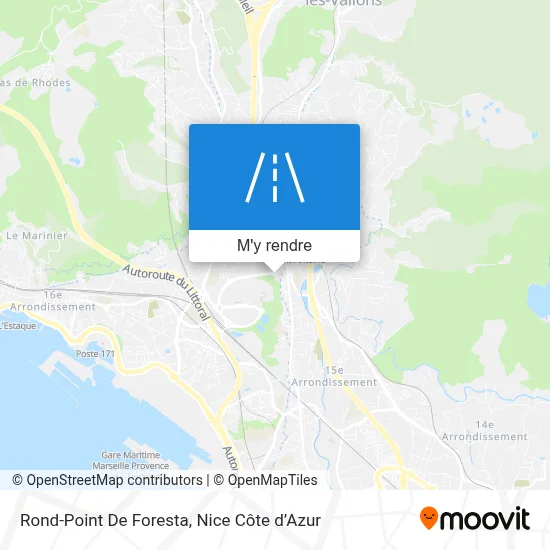 Rond-Point De Foresta plan