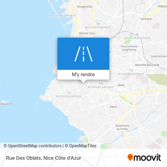 Rue Des Oblats plan