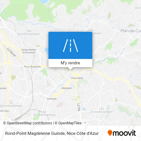 Rond-Point Magdeleine Guinde plan
