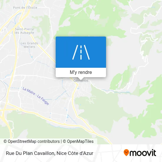 Rue Du Plan Cavaillon plan