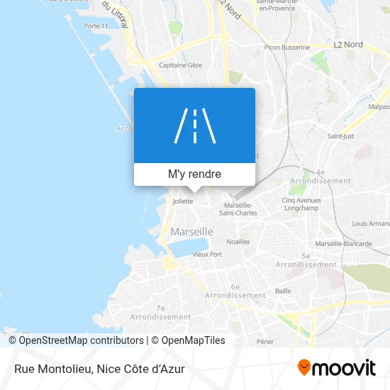 Rue Montolieu plan