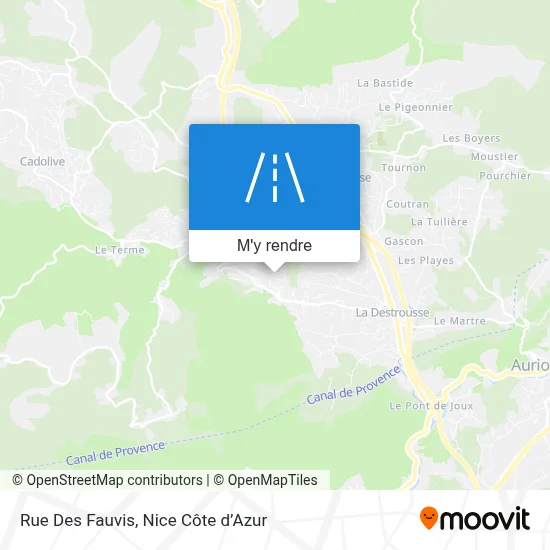 Rue Des Fauvis plan