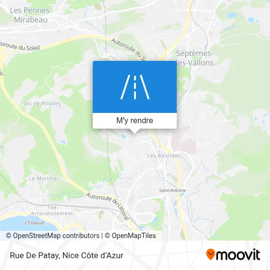 Rue De Patay plan
