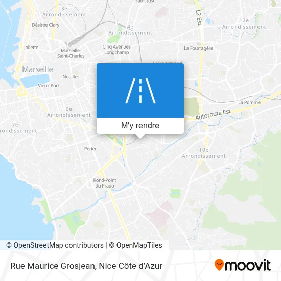 Rue Maurice Grosjean plan