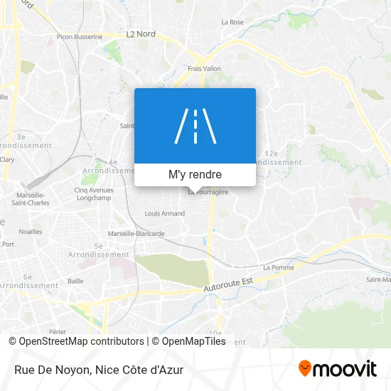 Rue De Noyon plan