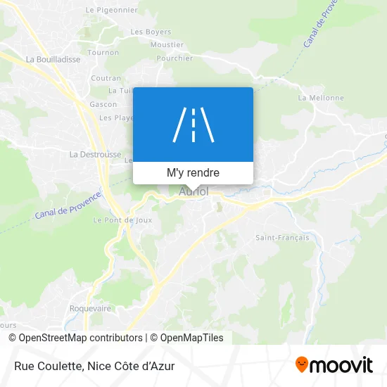 Rue Coulette plan