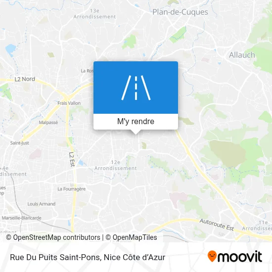 Rue Du Puits Saint-Pons plan