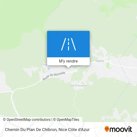 Chemin Du Plan De Chibron plan