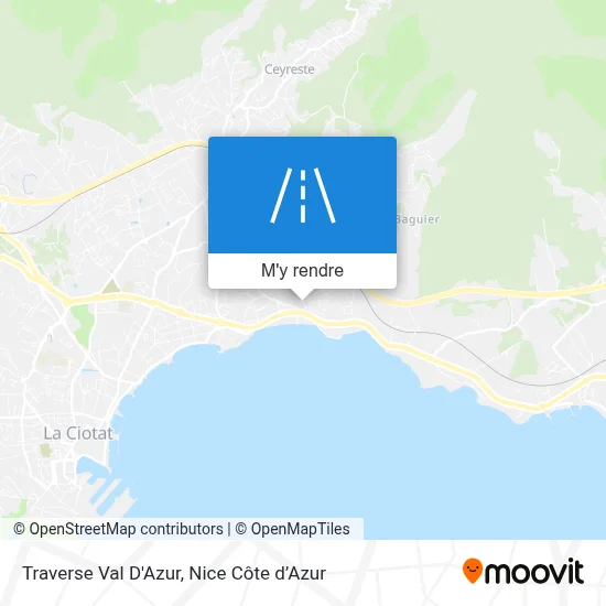 Traverse Val D'Azur plan