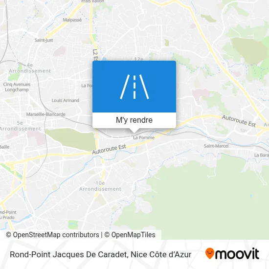 Rond-Point Jacques De Caradet plan