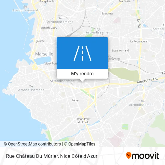 Rue Château Du Mûrier plan