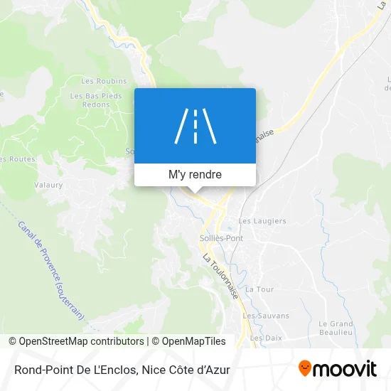 Rond-Point De L'Enclos plan