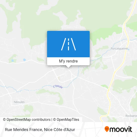 Rue Mendes France plan