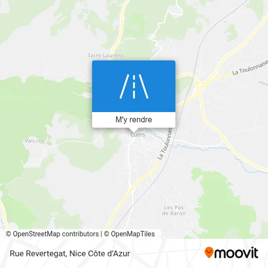 Rue Revertegat plan