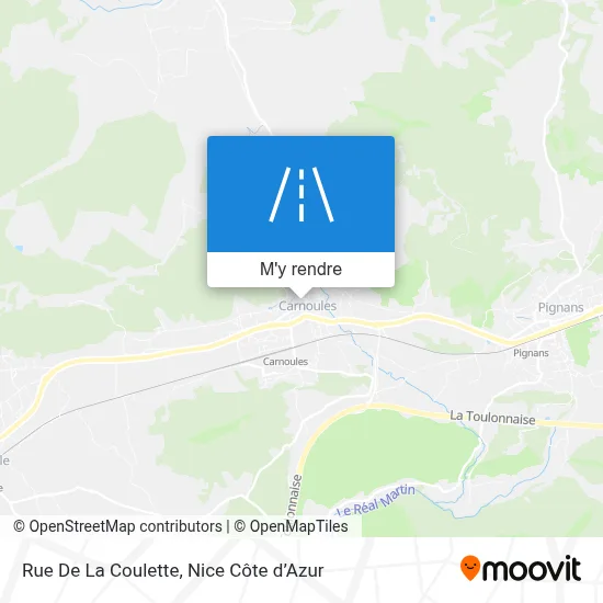Rue De La Coulette plan