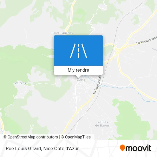 Rue Louis Girard plan