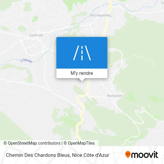 Chemin Des Chardons Bleus plan