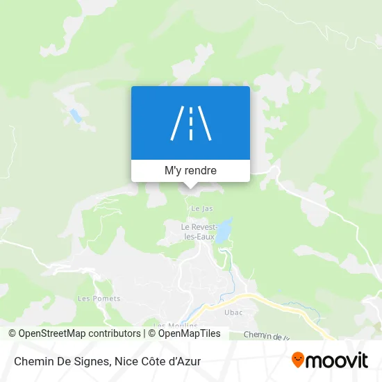 Chemin De Signes plan