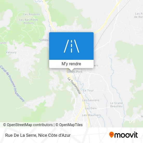 Rue De La Serre plan