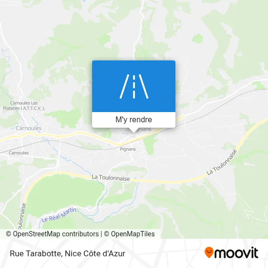Rue Tarabotte plan