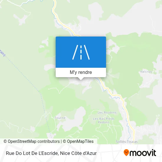 Rue Do Lot De L'Escride plan