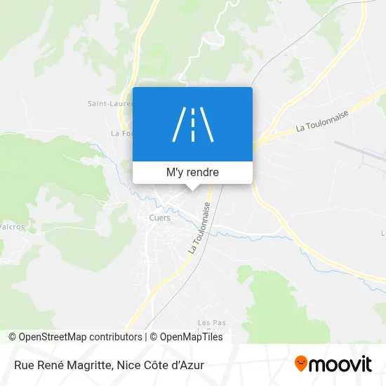 Rue René Magritte plan