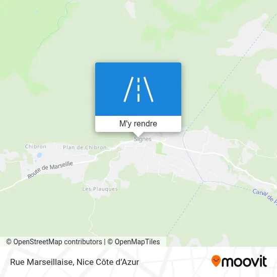 Rue Marseillaise plan
