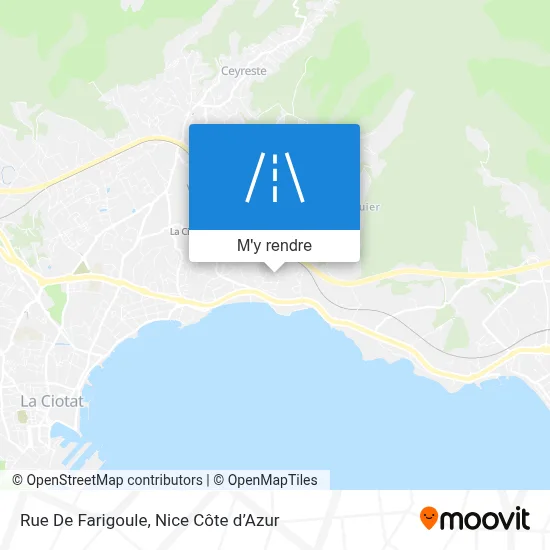 Rue De Farigoule plan