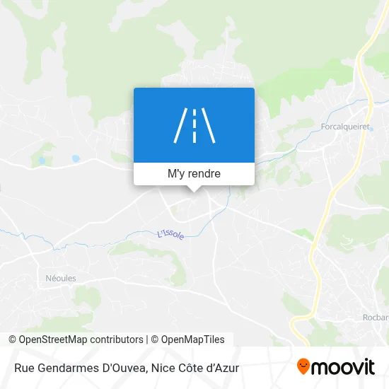 Rue Gendarmes D'Ouvea plan