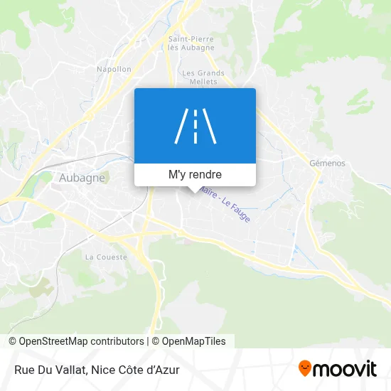 Rue Du Vallat plan