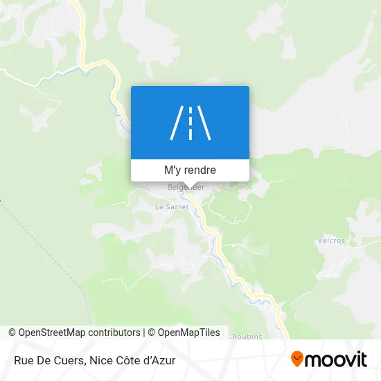 Rue De Cuers plan