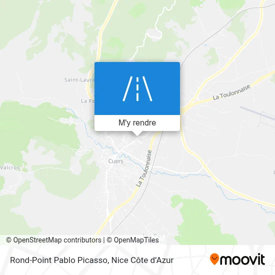Rond-Point Pablo Picasso plan