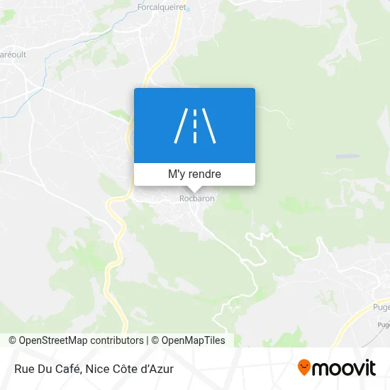 Rue Du Café plan