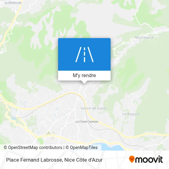 Place Fernand Labrosse plan