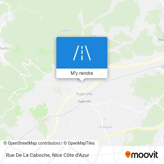 Rue De La Caboche plan