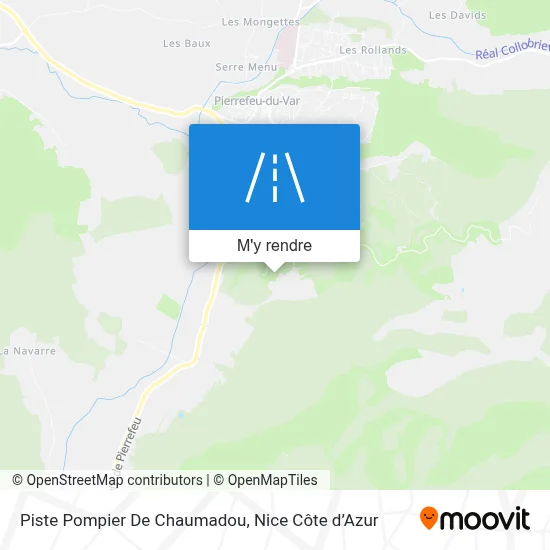 Piste Pompier De Chaumadou plan