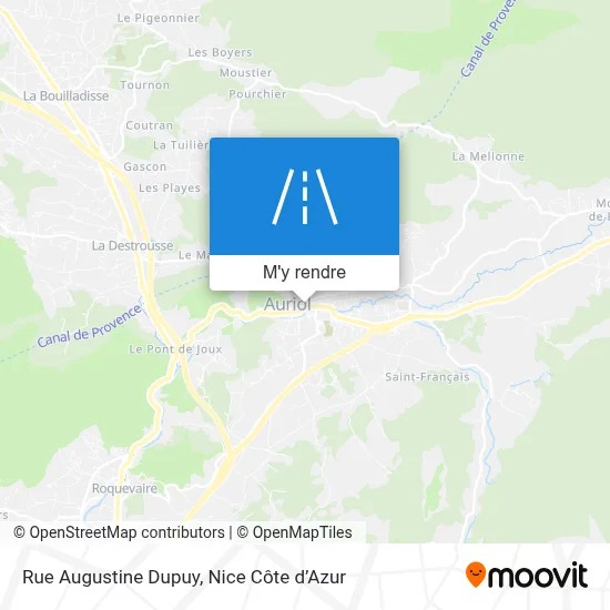 Rue Augustine Dupuy plan